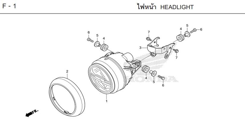 F-1 HEADLIGHT