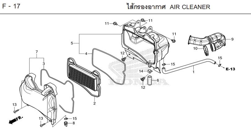 F-17 AIR CLEANER