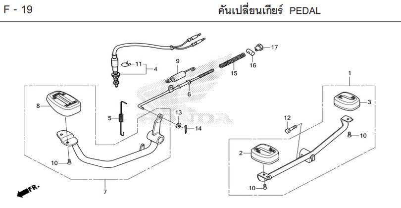 F-19 PEDAL
