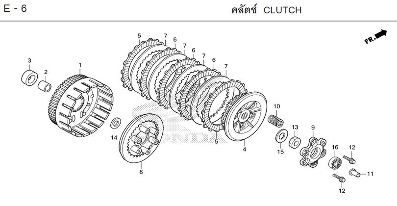 E-6 CLUTCH