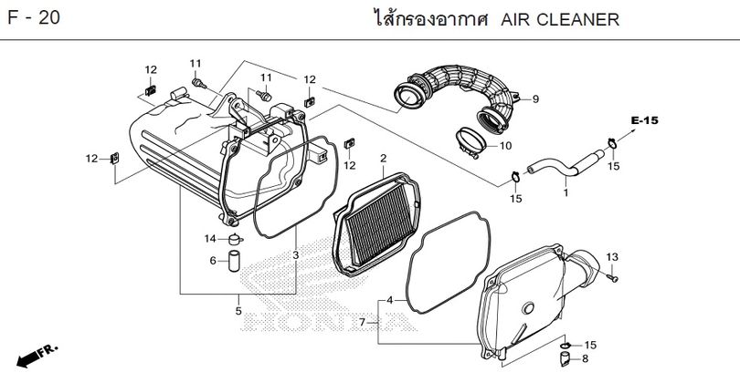 F-20 AIR CLEANER