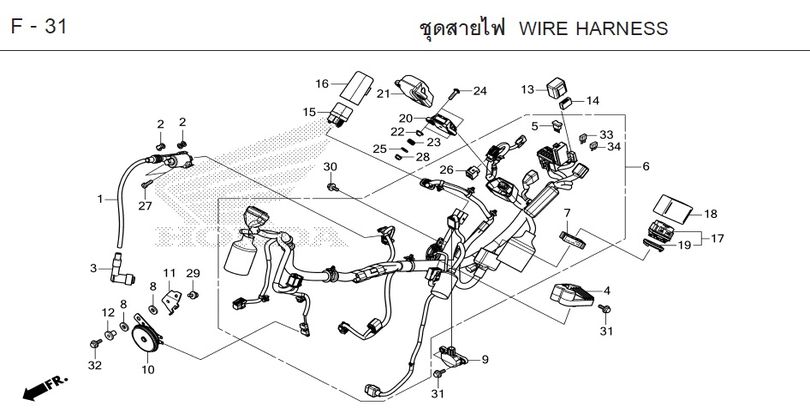 F-31 WIRE HARNESS
