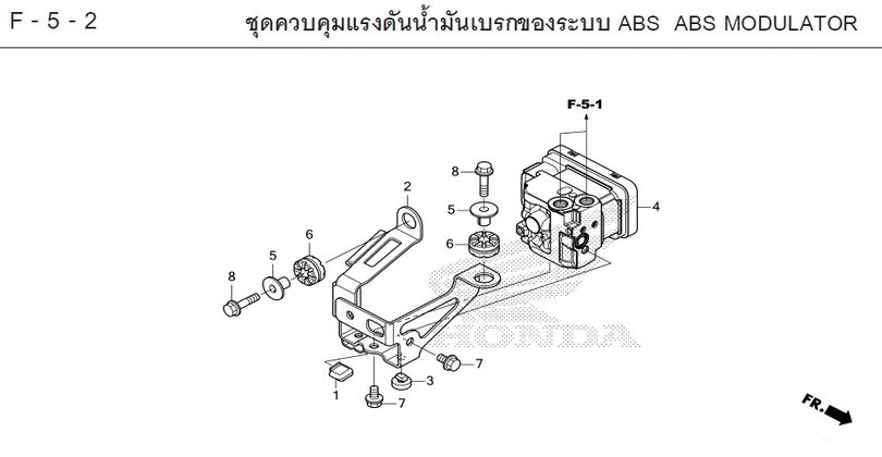 F-5-2 ABS ABS MODULATOR