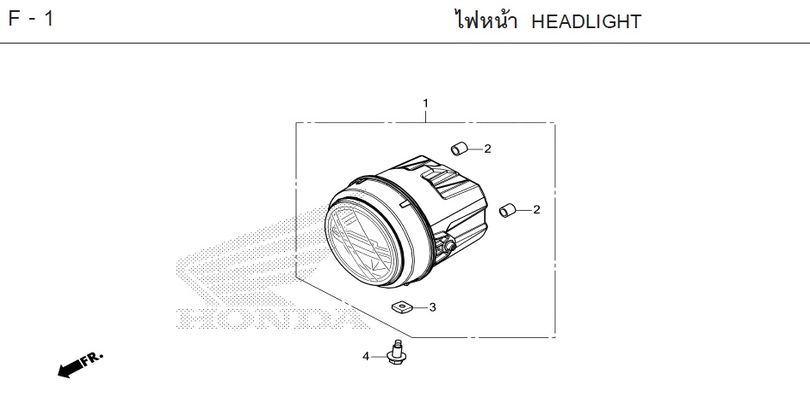 F-1 HEADLIGHT