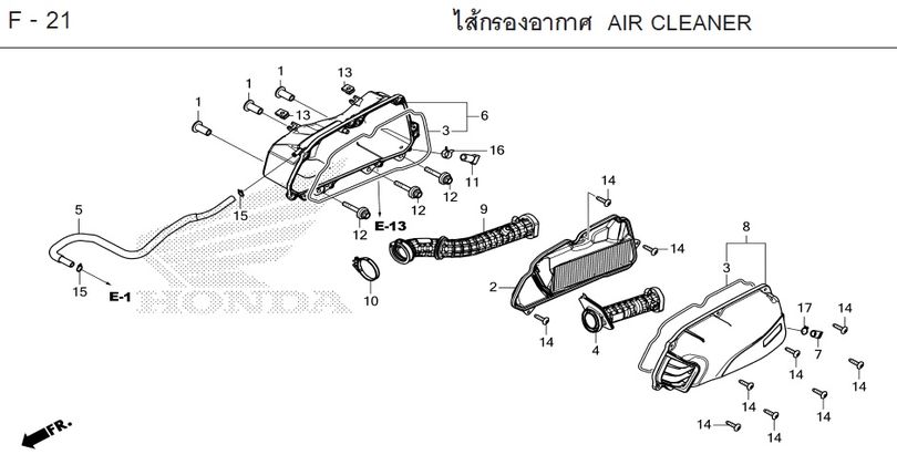 F-21 AIR CLEANER