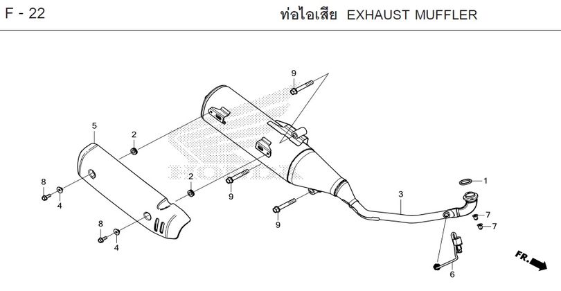 F-22 EXHAUST MUFFLER