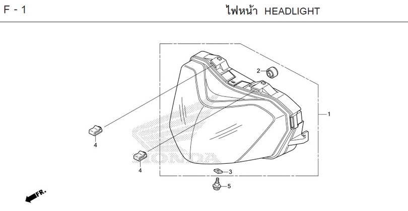 F-1 HEADLIGHT