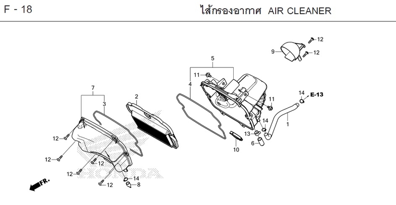 F-18 AIR CLEANER