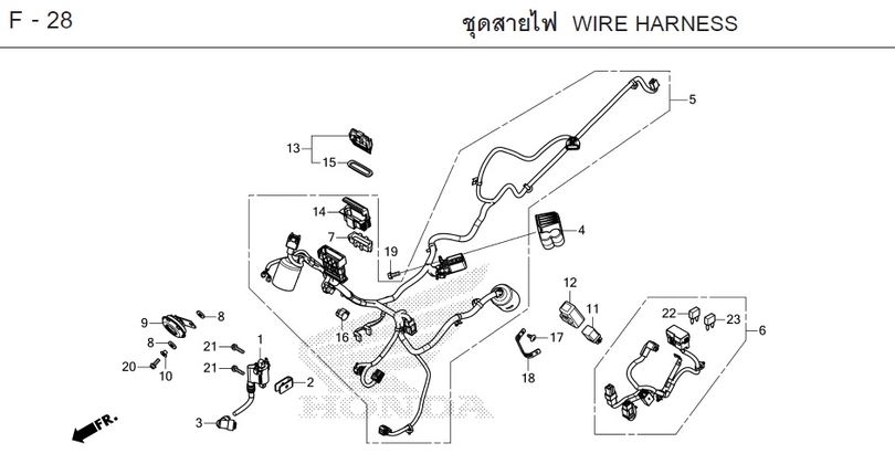 F-28 WIRE HARNESS