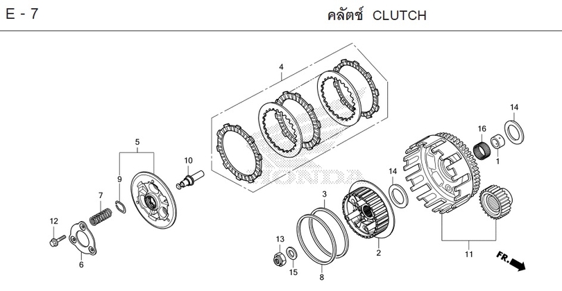 E-7 CLUTCH