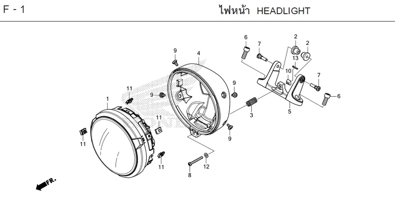 F-1 HEADLIGHT