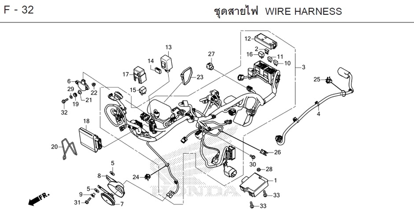 F-32 WIRE HARNESS