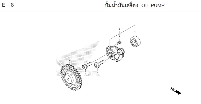 E-8 OIL PUMP