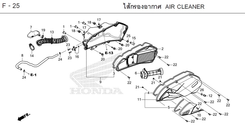 F-25 AIR CLEANER