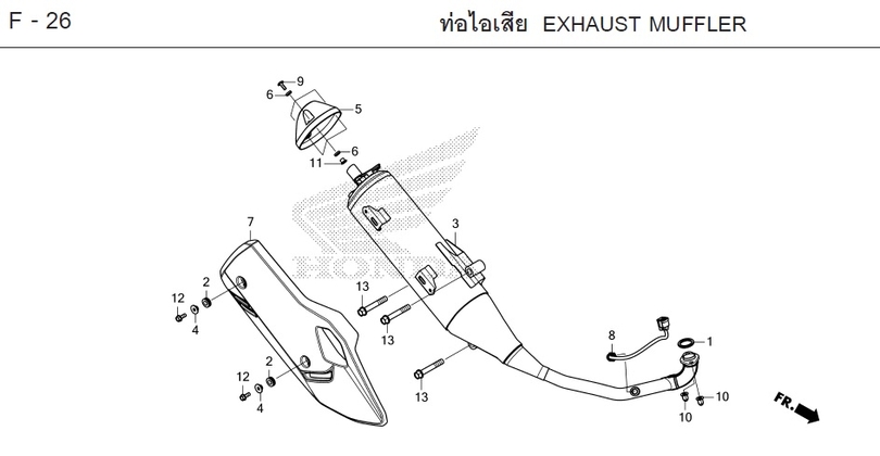 F-26 EXHAUST MUFFLER