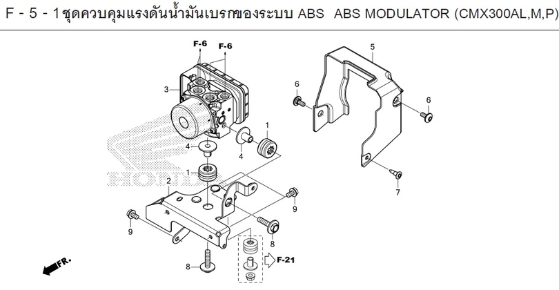 F-5-1 ABS ABS MODULATOR