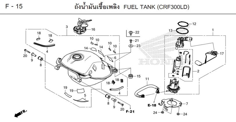 F-15 FUEL TANK (CRF300LD)