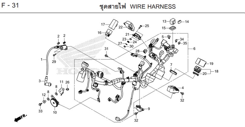 F-31 WIRE HARNESS