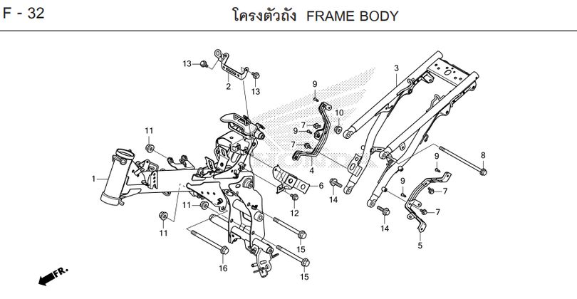F-32 FRAME BODY
