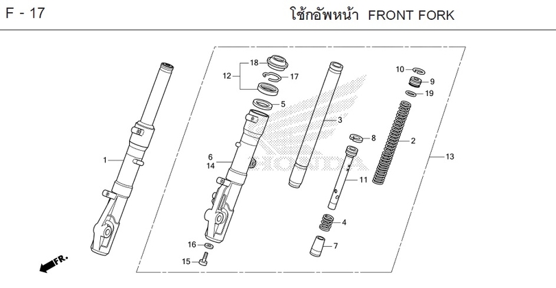 F-17 FRONT FORK