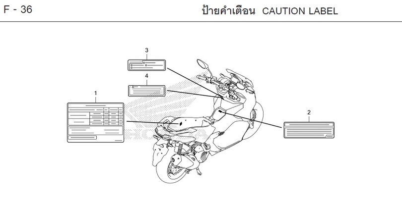 F-36 CAUTION LABEL