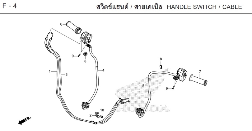 F-4 / HANDLE SWITCH / CABLE