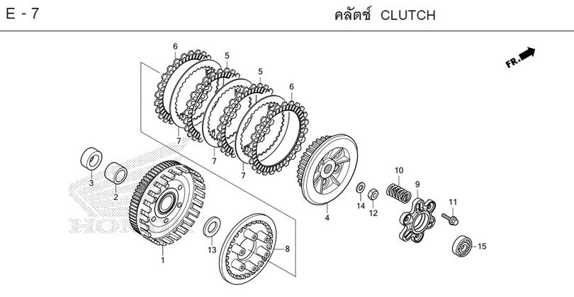 E-7 CLUTCH