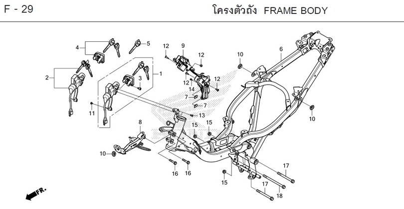 F-29 FRAME BODY