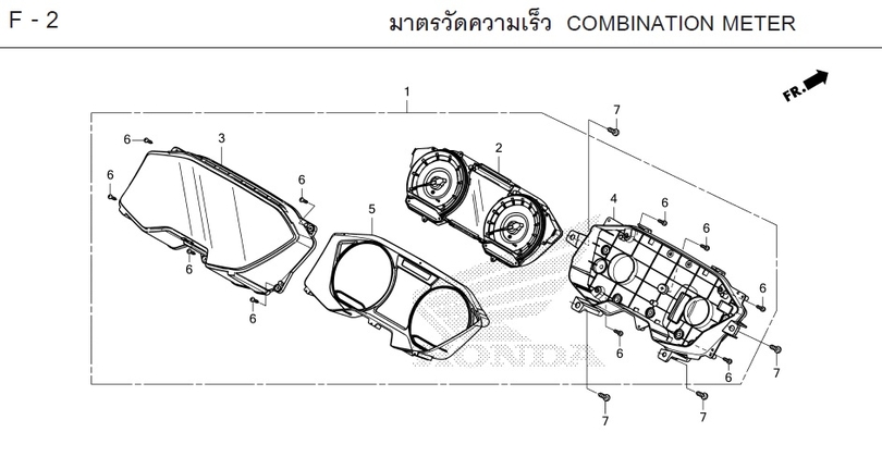 F-2 COMBINATION METER