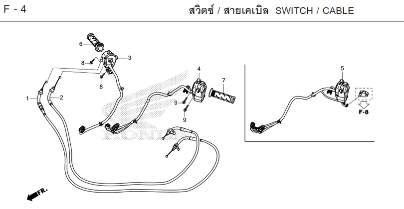 F-4 / SWITCH / CABLE
