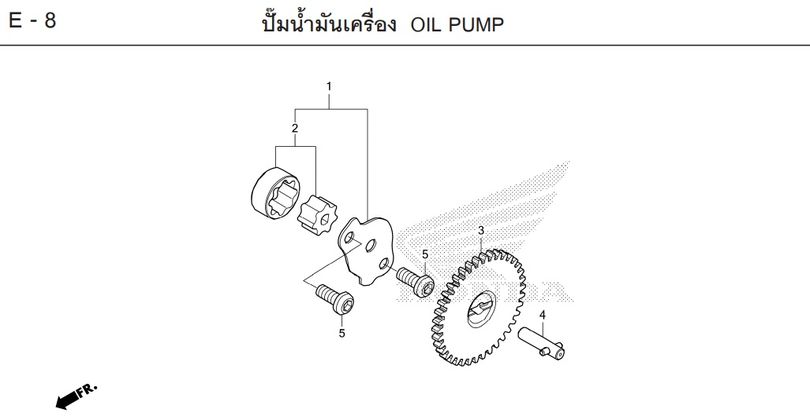 E-8 OIL PUMP