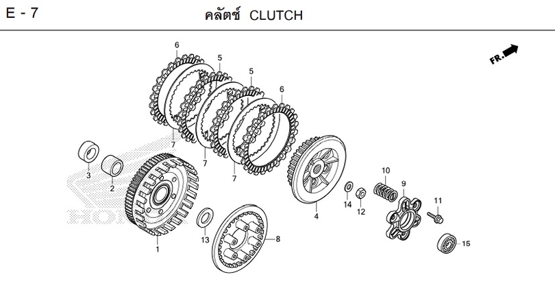 E-7 CLUTCH