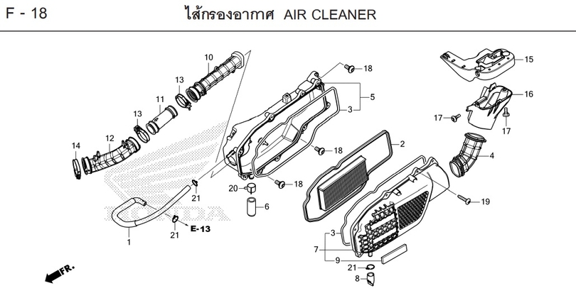 F-18 AIR CLEANER