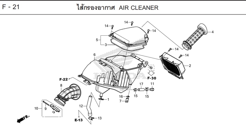 F-21 AIR CLEANER