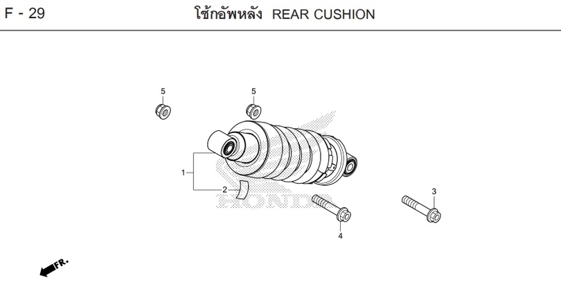 F-29 REAR CUSHION