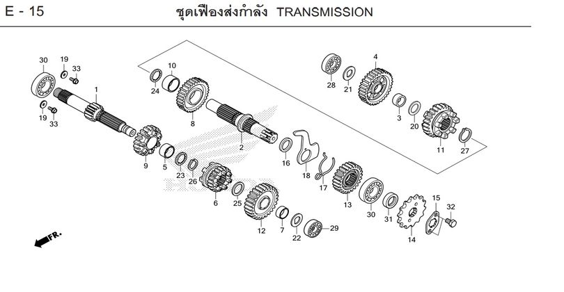 E-15 TRANSMISSION
