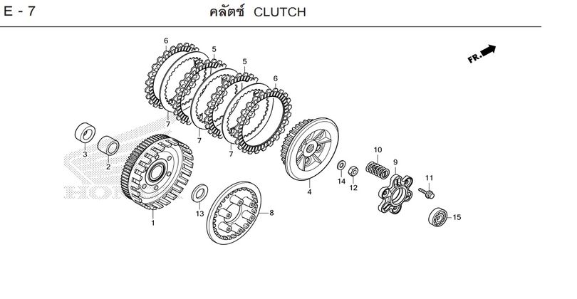 E-7 CLUTCH