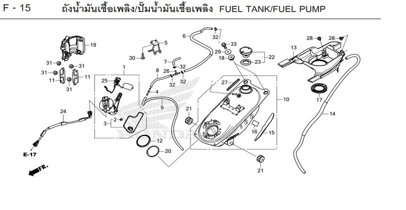 F-15 FUEL TANK/FUEL PUMP