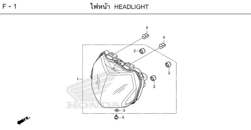 F-1 HEADLIGHT