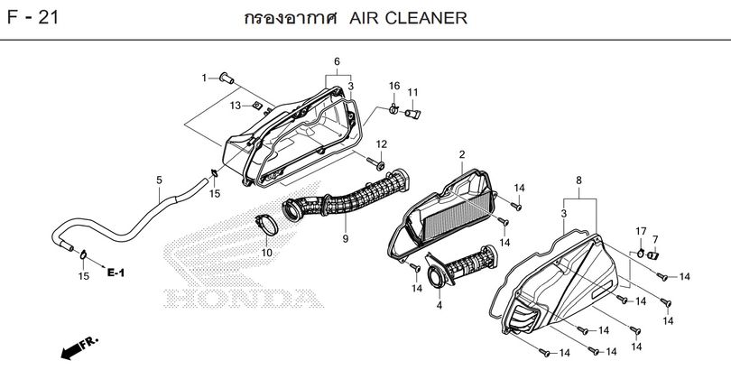 F-21 AIR CLEANER