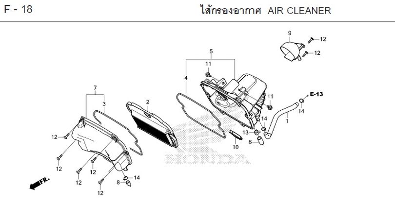 F-18 AIR CLEANER