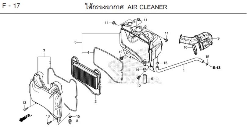 F-17 AIR CLEANER