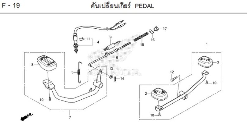 F-19 PEDAL