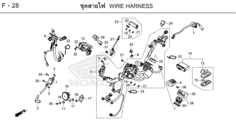 F-28 WIRE HARNESS