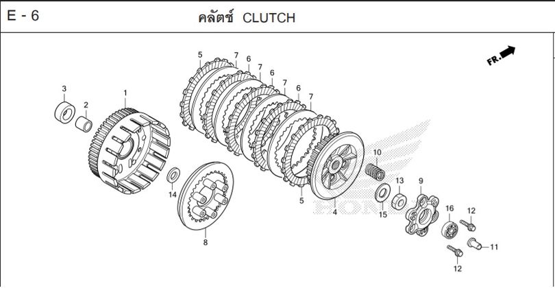 E-6 CLUTCH