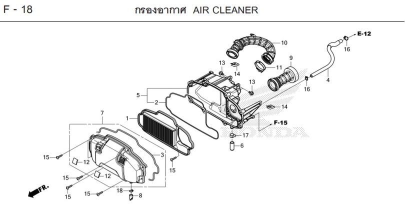 F-18 AIR CLEANER