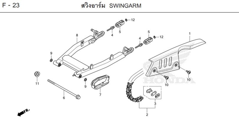 F-23 SWINGARM
