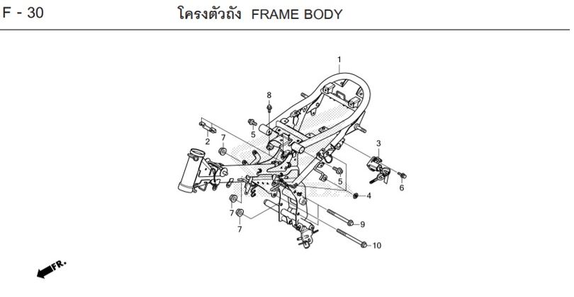 F-30 FRAME BODY