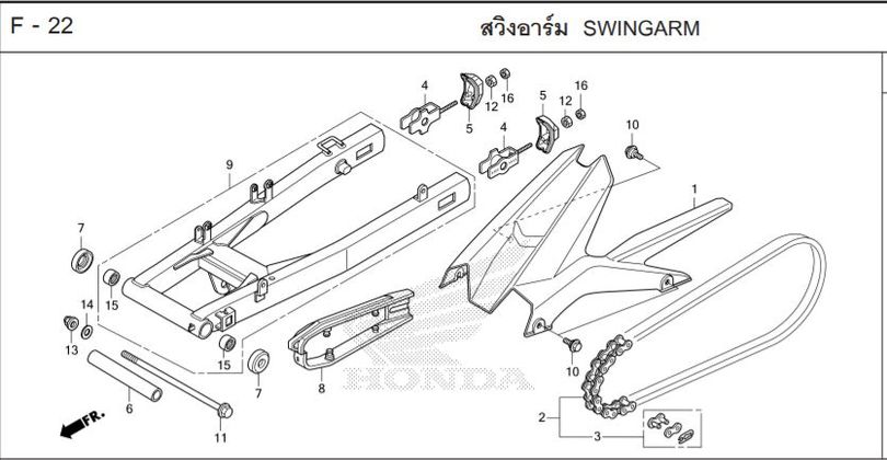 F-22 SWINGARM