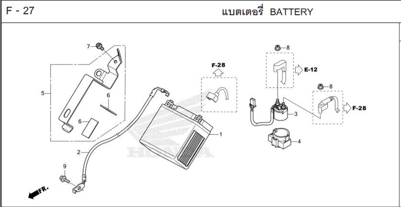 F-27 BATTERY